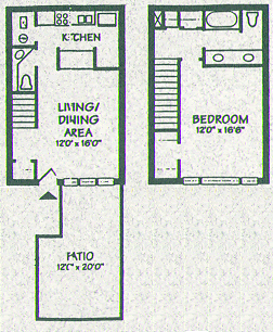 Oak Townhouse: Northgate Apartments - Columbus, Ohio